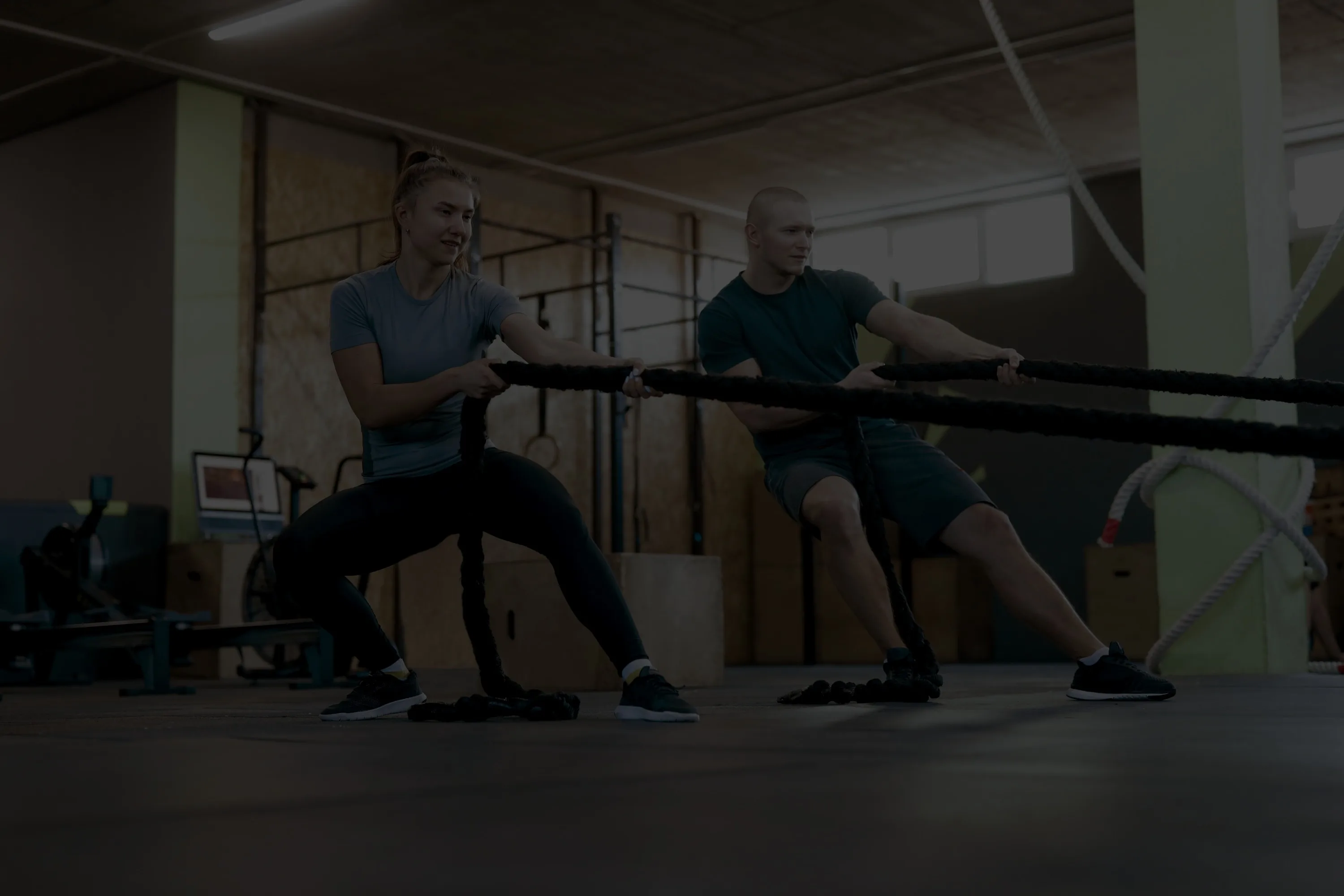 Heavy strength training with barbells